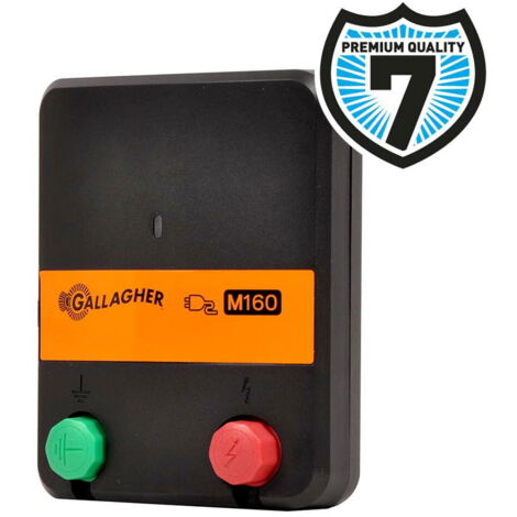 Elettrificatore Gallagher M160 a corrente 230V per recinti fino 9km per cavalli, bestiame, cani e gatti