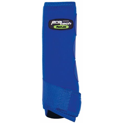 Stinchiere anteriori in neoprene con chiusure tessuto a strappo, anatomiche e traspiranti: L, Blu navy