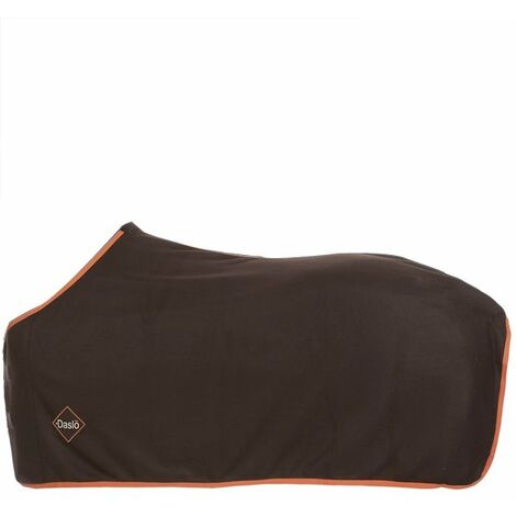 Coperta Daslö in pile anti-pilling 250g con chiusura anteriore e passante per la coda: 145 cm, Blu (09) (1/2)