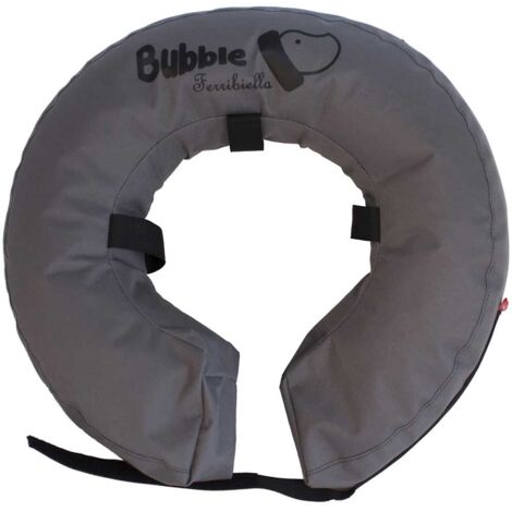 Collare gonfiabile per riabilitazione con chiusura a strappo modello Bubble Collar per cani: S