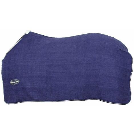 Coperta in spugna con chiusura a doppia fibbia sgancio rapido: 155 cm, Blu navy (1/4)