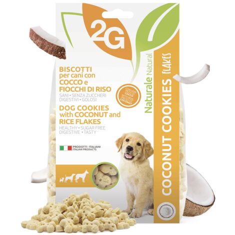 Coconut Cookies biscotti per cani con cocco e fiocchi di riso 350g (1/2)