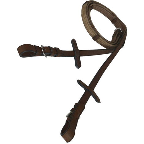 Sottocoda Per Pony In Cuoio Con Fibbie Inox - Linea Economica - Foto 5