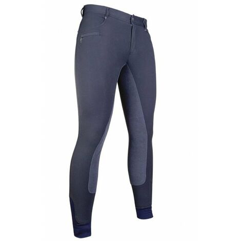 Pantaloni da equitazione uomo San lorenzo con finta pelle scamosciata: 46,  Bianco