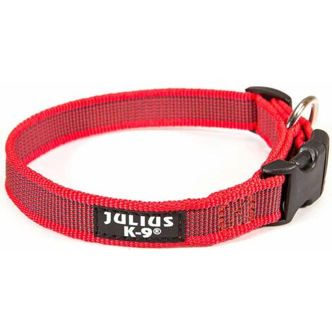 Collare Julius K9 Color & Gray per cani: 2,5 x 39-65 cm - Arancione
