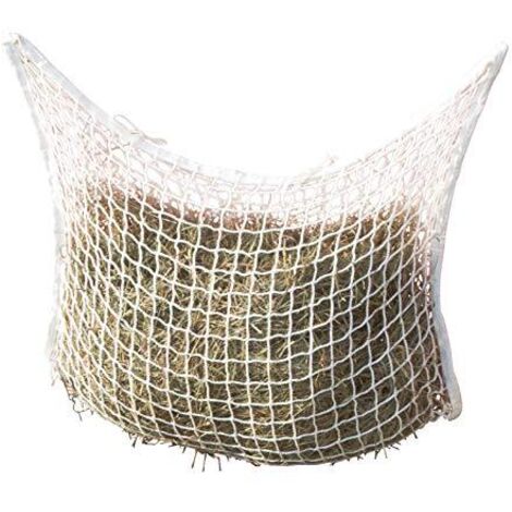 Kerbl 321999 - Rete da Fieno, 90 x 60 cm, Bianco, Maglie 3 x 3 cm (1/3)