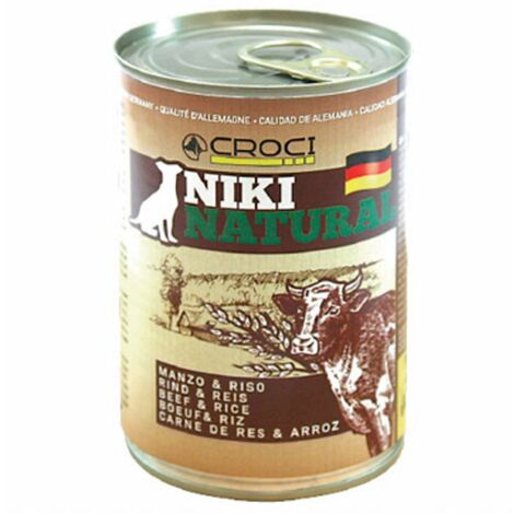 Disugual Cibo Umido Per Cani – Vitello Con Carote, 6 Lattine X 400g, 92% Carne, Senza Glutine E Conservanti