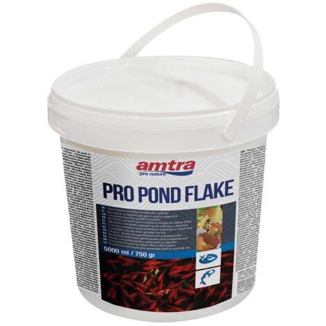 Amtra Pro Pond Flake alimento per pesci rossi e carpe koi da laghetto 5lt