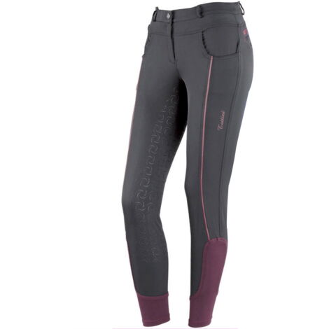 Pantaloni Tattini modello Azalea per donna in tessuto tecnico micronylon e grip totale: 40 IT, Nero 10 (1/3)