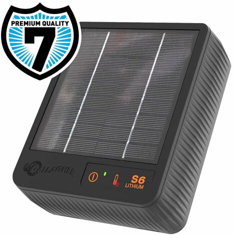 Elettrificatore Gallagher S6 con batteria a litio inclusa 3,2 V - 6 Ah  ideale per recinti