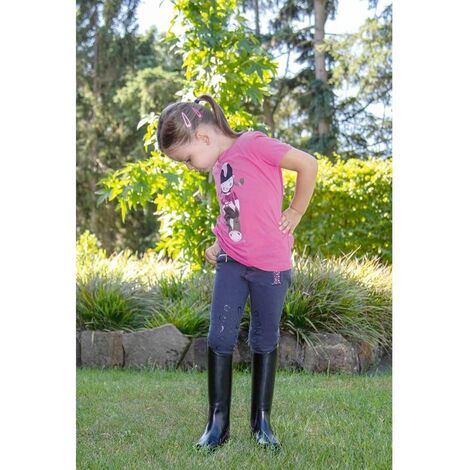 Stivali Equitazione Brogini Modena Piccino - Pelle Sintetica Per Bambini, Chiusura Lampo E Bottone