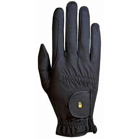 Guanti equitazione Roeck Grip invernale per adulto traspiranti con rinforzi e ottimo grip: 6,5, Blu navy (1/5)