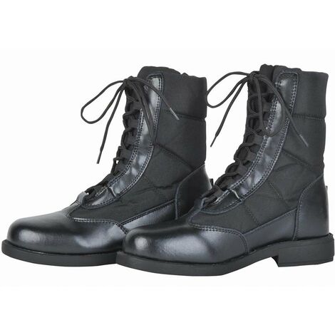 Stivaletti Jodhpur equitazione invernale in pelle modello Alaska: 43, nero 9100