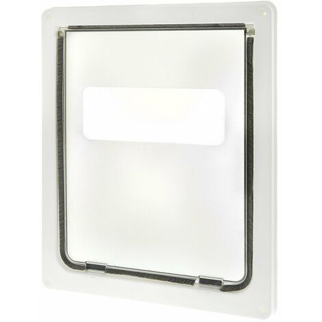 Porta basculante per muri modello Go Go per gatti grandi - Bianco