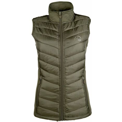Gilet smanicato trapuntato da equitazione per bambina e donna modello Basel: 6/7 anni, blu scuro 6900