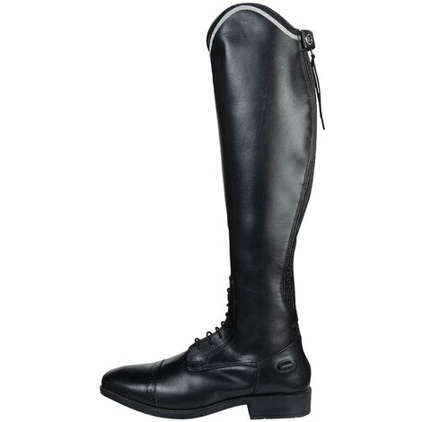 Stivali in pelle per equitazione bambini con inserto elastico modello Valencia style Standard: 40, nero 9100 (1/4)