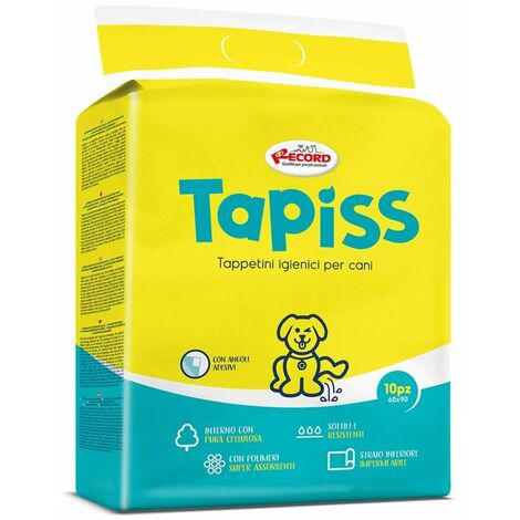 Tappetini assorbenti modello Tapiss con angoli adesivi 60x90 cm: 50 tappetini 60x90 cm