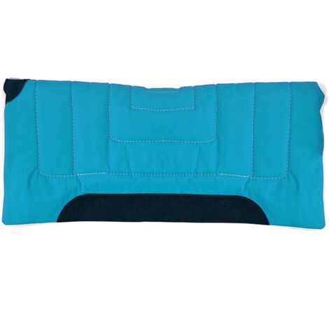 Sottosella western in cordura e interno lana sintetica con rinforzi in pelle - Nero