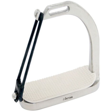 Staffe Di Sicurezza Flessibili Per Equitazione - Acciaio Inox Nero, 12.7 Cm (5 Pollici) - Foto 5