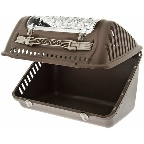 Trasportino Per Cani E Gatti In Plastica | 58,5x35,5x40 Cm | Fino A 15 Kg | Verde - Foto 7