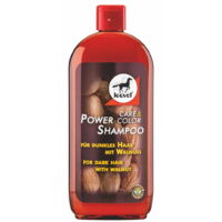 Power shampoo Leovet con decotto di noce e bio zolfo per cavalli dal manto scuro 500 ml