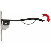 Rouge - Tige de selle métallique pliante pour fourgonnette