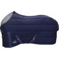 125 cm, Bordeaux: Couverture de boîte matelassée 350g avec sangles et couvre queue