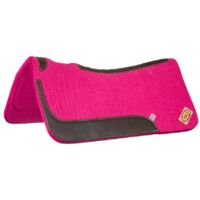 taglia unica, Fucsia: Sottosella western con due strati di feltro altamente traspirante e confortevole 32" x 32"