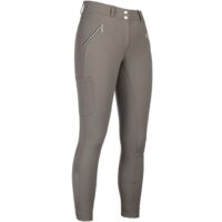 50 IT, bianco: Pantaloni donna per equitazione modello Lia a vita alta full grip