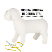 Giubbotto imbottito con tasca removibile modello Mimentic Fluo per cani: 30 cm
