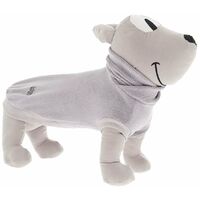 Maglione in pile con collo alto modello Polarotto per cani : 40 cm - grigio