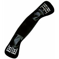 Sottopancia da dressage con elastico e fibbia con molla: cm 55, nero (10)