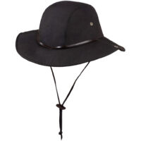 XL: Cappello in cotone cerato impermeabile per cavaliere