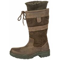 Stivali in pelle a 3/4 unisex modello Belmond Spring: 43, marrone scuro 2100