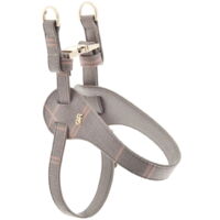 Pettorina regolabile in PU modello Mokka con dettagli in pelle sintetica: 48 - 60 cm - Bordeaux
