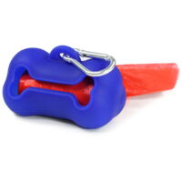 Dispenser sacchetti igienici per cani in silicone Osso