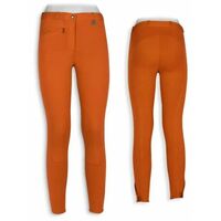 ITA 46, Orange: Pantalon d'été Tecnolight femme avec poche zippée