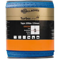 Nastro TurboLine Gallagher 20mm x 200m blu per animali selvatici