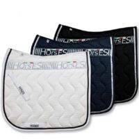 Full, Nero: Sottosella da dressage con grip antiscivolo modello Gloss