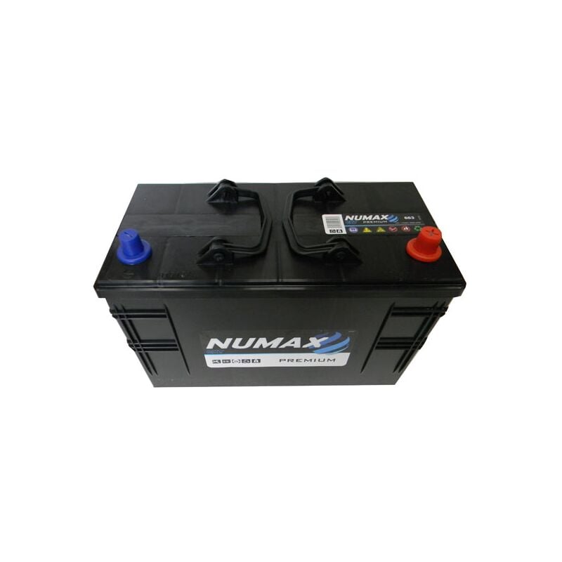 Batterie de démarrage Poids Lourds et Agricoles Numax Premium TRUCKS C13D /  LOT 7 663 12V 110Ah /