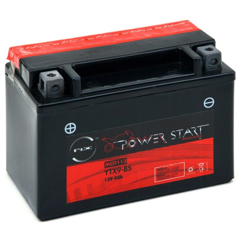 Batterie moto YTX9-BS Etanche 12V / 8Ah