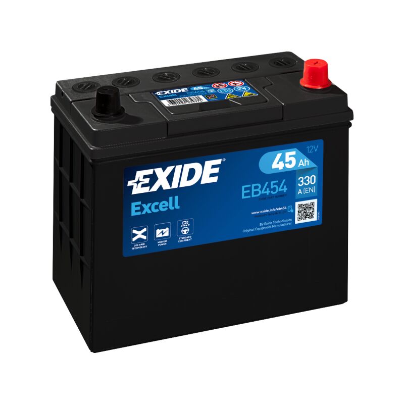 Batterie Exide Excell B R V Ah A X X D Eb