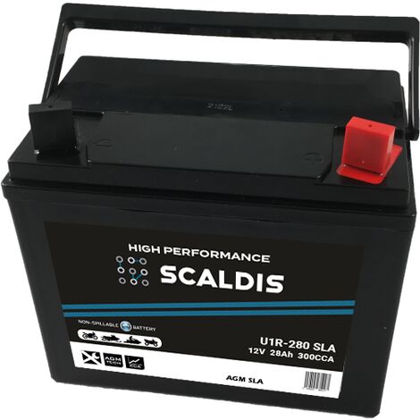 Batterie Motoculture SCALDIS HP U1R-280 SLA 12V 28AH 300A