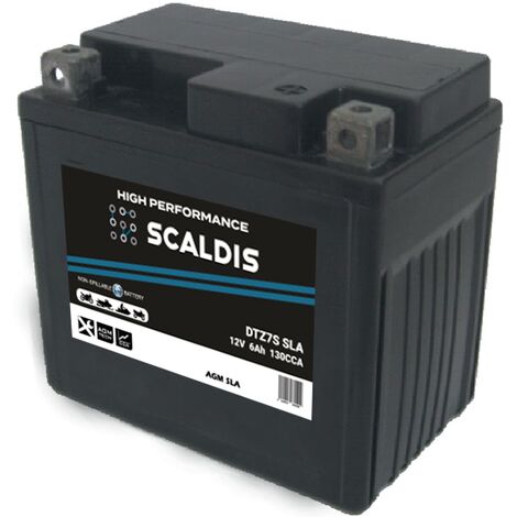 Batterie moto SCALDIS HP YTZ7S SLA 12V 6AH 130A