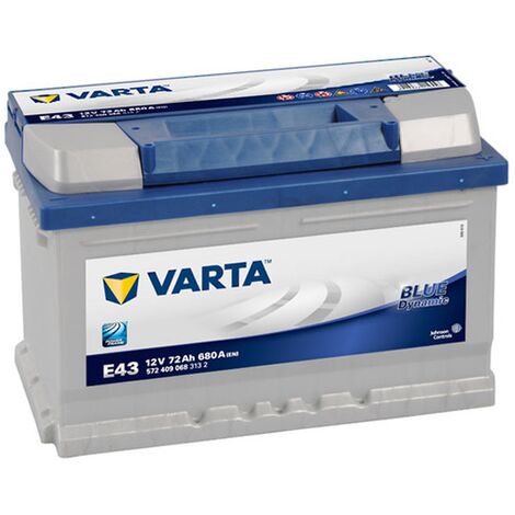 Batterie de démarrage Varta Blue Dynamic LB3 E43 12V 72Ah / 680A