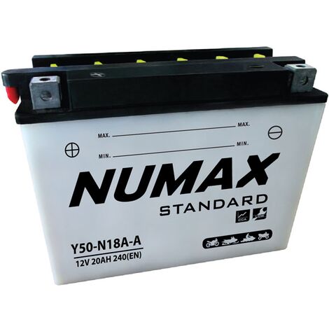 Batterie moto Numax Numax Scellé AGM YB9-B SLA 12V 9Ah 115A