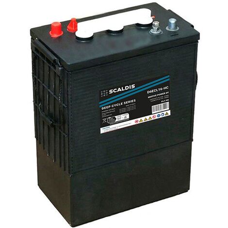 Batterie Deep cycle SCALDIS D6ECL16-HC 6 VOLTS 415 AH (1/2)