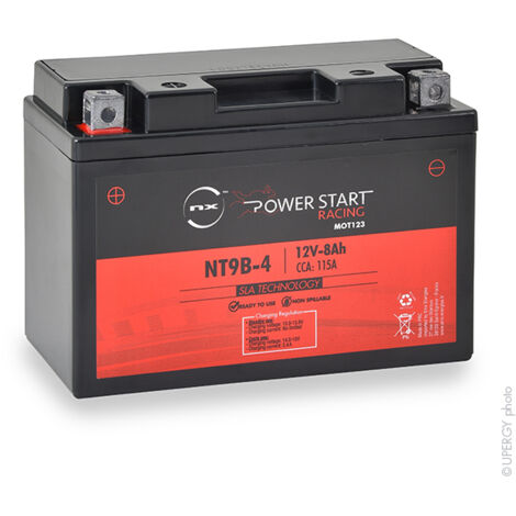 Batterie moto FULBAT FT9B-4 GEL / YT9B-4 Etanche AGM 12V / 8Ah (1/5)