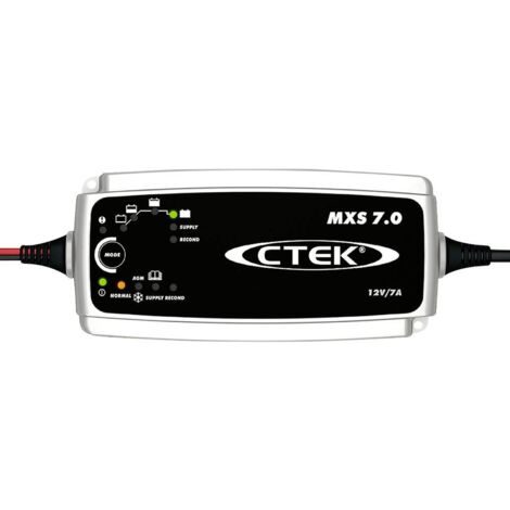 Chargeur automatique 12V pour batteries plomb 14-225Ah – Courant de charge 7A – Diagnostic et reconditionnement – IP65 – Ctek - C33544 (1/5)