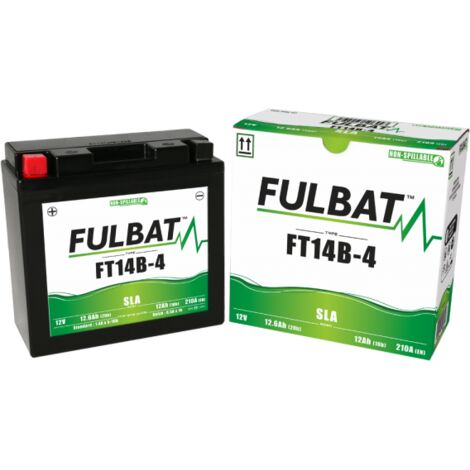 Batterie moto FULBAT FT14B-4 GEL / YT14B-4 Etanche AGM 12V / 12Ah (1/3)
